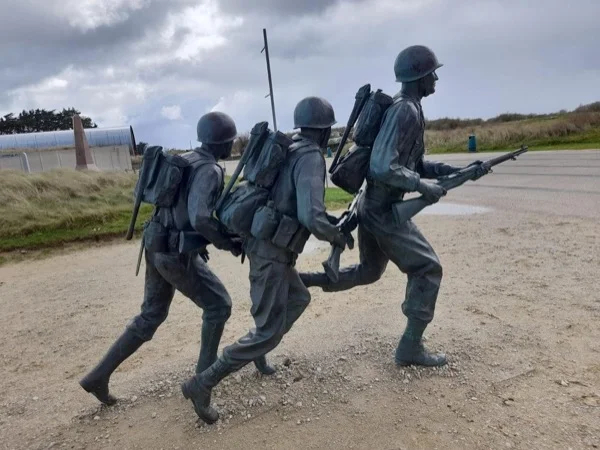 The Landing Beaches from Cherbourg