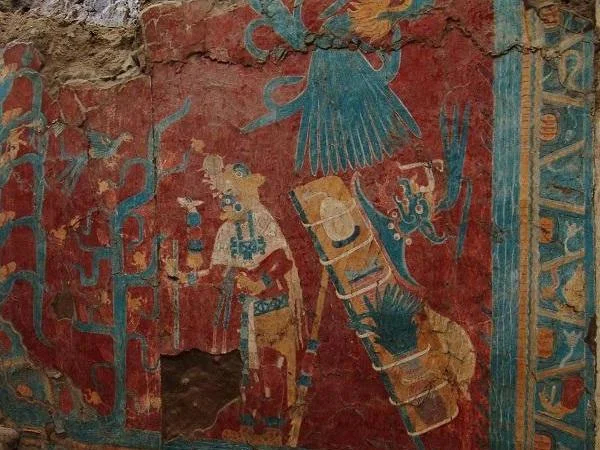 Cozy Val'Quirico, Pyramid of Flowers and "Battle Mural" in Cacaxtla-Xochitecatl