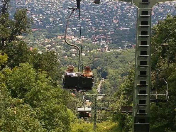 Enjoy Budapest's best panoramic viewpoint by chairlift