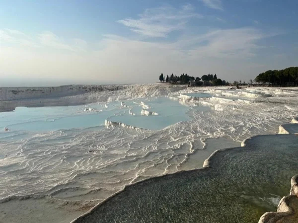 See Pamukkale on a Cotton Castle Thermal Tour - Private tour from Kusadasi