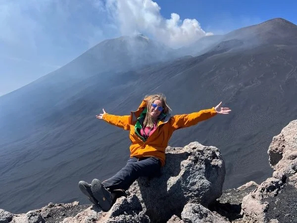 On top of Mount Etna!