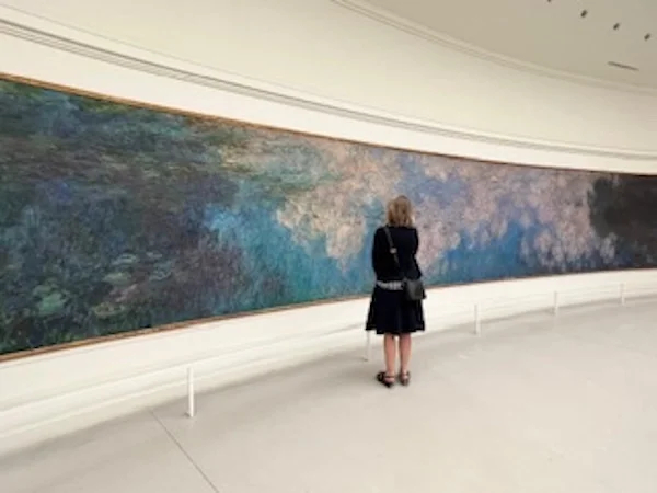 Musee de l'Orangerie with a focus on Monet's Waterlilies