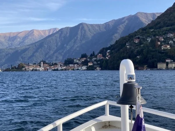 Como and the first part of Lake Como with public boats