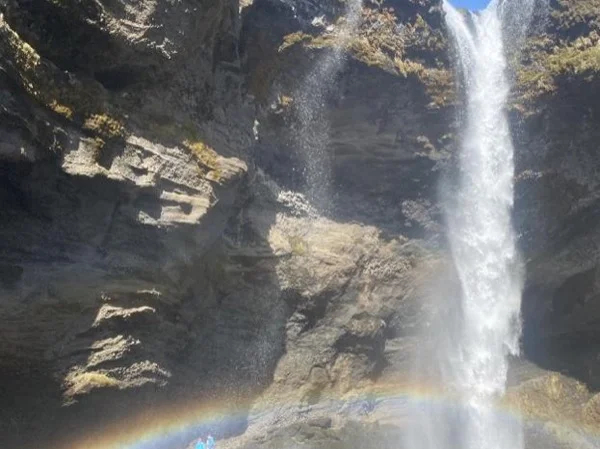 Icelands's Waterfalls of the South Coast with the Black Beach