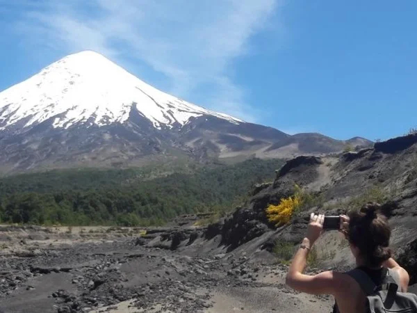 Hiking excursion El Solitario at Osorno volcano