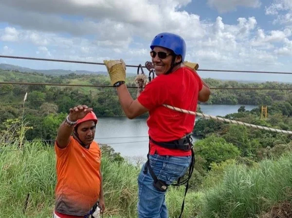Zip Line and and New Set of Locks (Agua Clara) Visit
