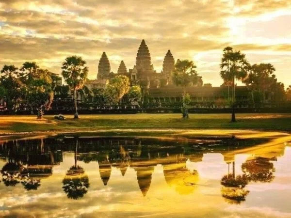Angkor Wat At Sunrise