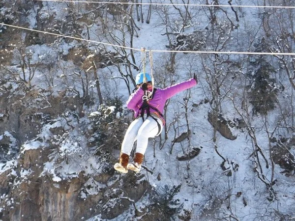 Winter Zip line Adventure